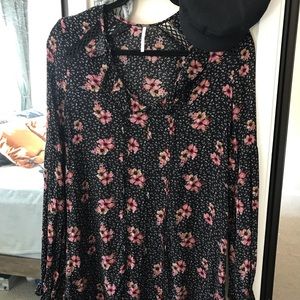 Free people floral blouse